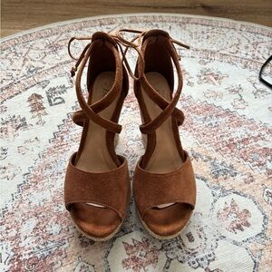 Women’s UGG Suede Platform Wedges